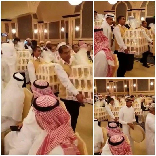 هدیه آیفون ۸ به مهمانان در عروسی !