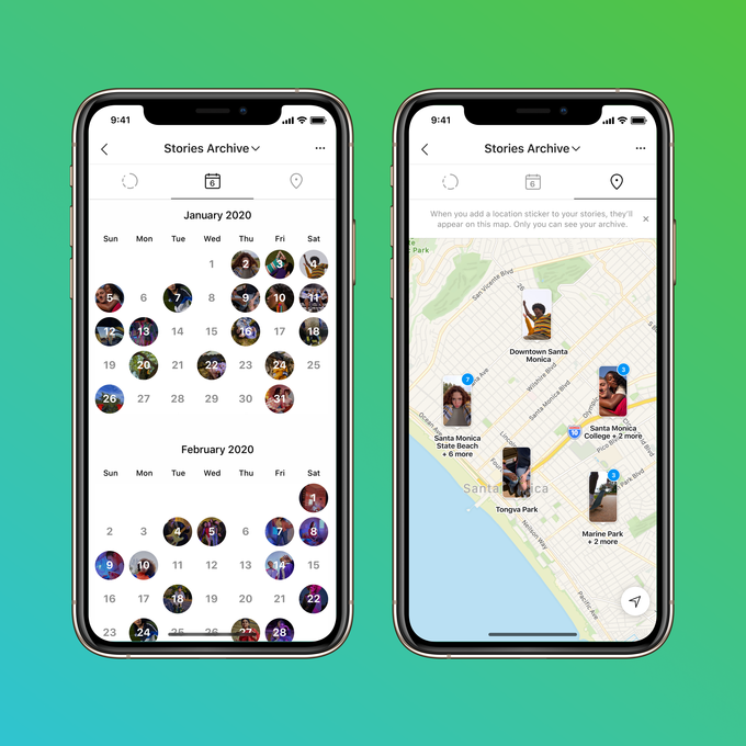 قابلیت جدید Stories Map به مناسب ۱۰ سالگی اینستاگرام