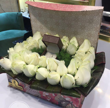 تزیینات زیبای سفره عقد،تزیین جاحلقه ای تزیینات سفره عقد,جاحلقه های عروس و داماد