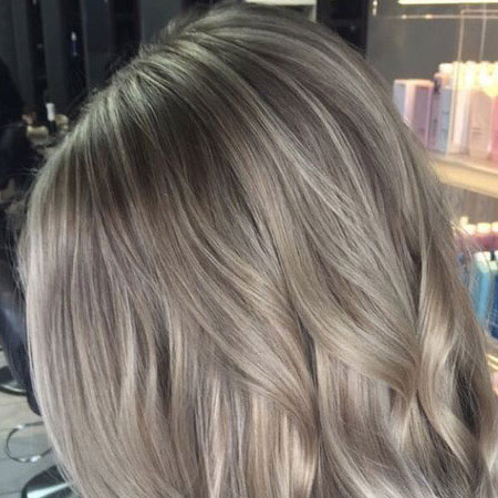 رنگ موی صدفی دودی,ترکیب رنگ مو صدفی دودی,رنگ موی صدفی دودی خاص