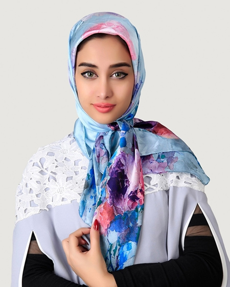 مدل بستن شال و روسری,مدل بستن روسری دخترانه