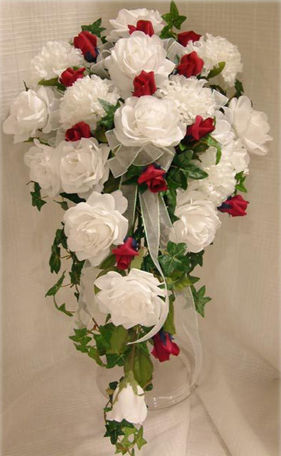 دسته گل آبشاری , دسته گل عروس 2013