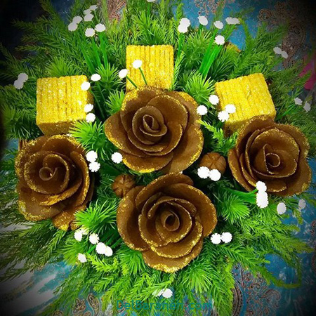 تزیین حنا،تزیین حنای عروسی تزیین حنای حنابندان, مدل تزیین حنا