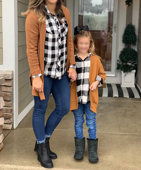 ست های شیک لباس پاییزه مادر و دختر ست های لباس پاییزه مادر و دختر, شیک ترین مدل لباس پاییزه مادر و دختر, ست های شیک لباس پاییزه مادر و دختر