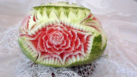 میوه آرایی شب یلدای امسال،تزیین هندوانه و کدو شب یلدا میوه آرایی شب یلدا,شب یلدای امسال