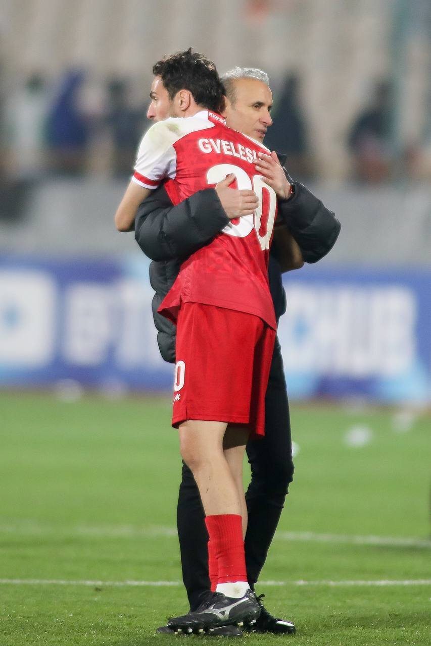 عکس‌| یحیی در آغوش مقصر اصلی باخت پرسپولیس