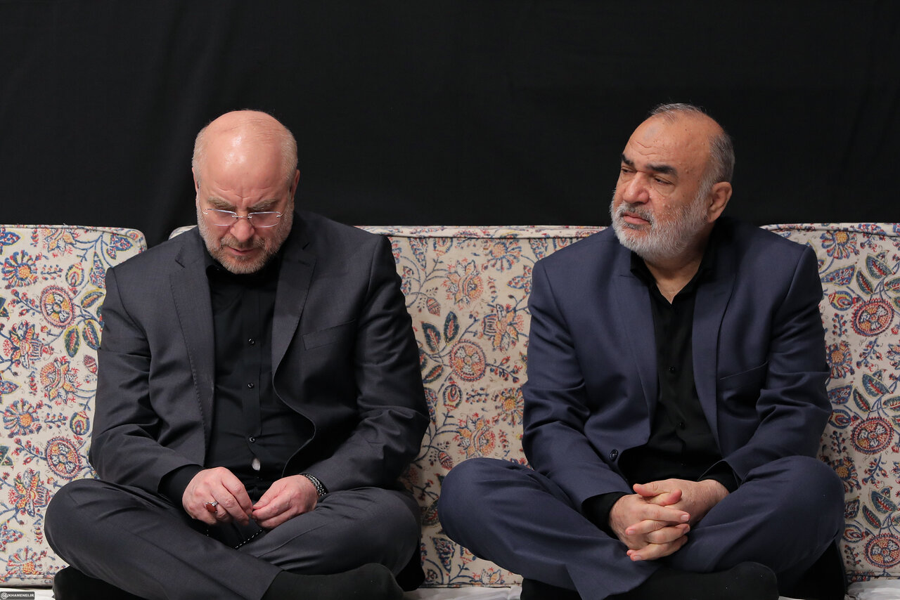 هم‌نشینی قالیباف با سردار بلندپایه سپاه در محضر رهبری +عکس