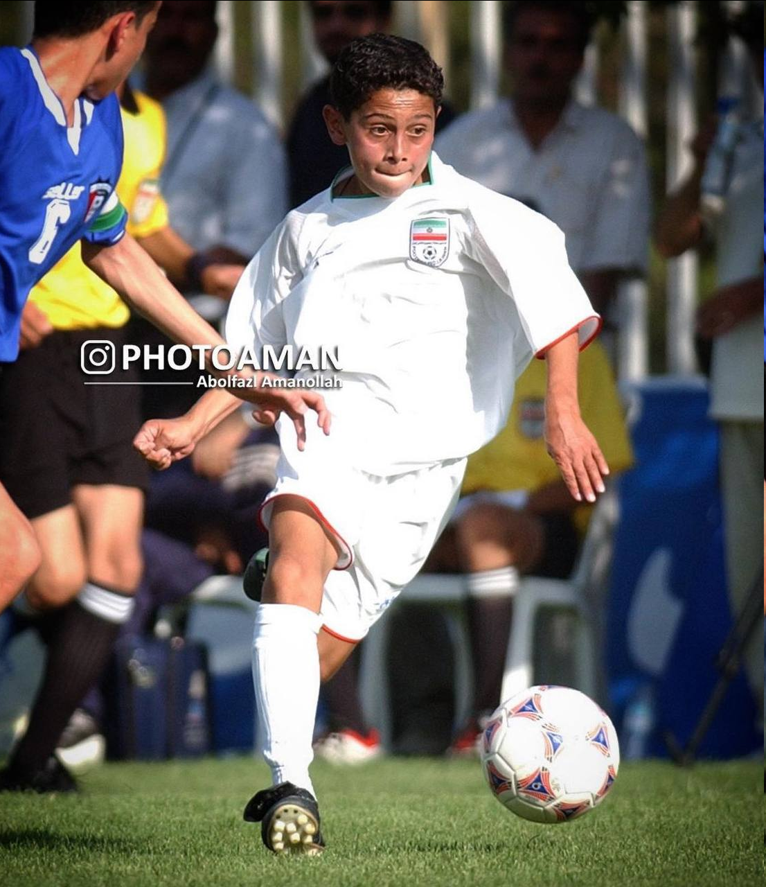 عکس| تصویری زیرخاکی از کودکی دربی‌بازترین بازیکن پرسپولیس