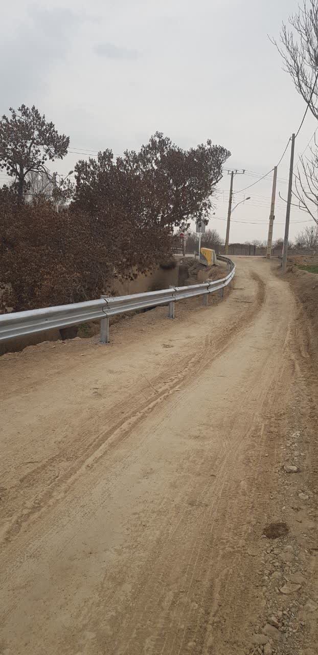 نصب و تعمیر ۱۲۰۰ متر گاردریل برای ایمن‌سازی مادی‌های ناژوان